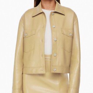 Aritzia Wilfred Vegan Leather Jacket